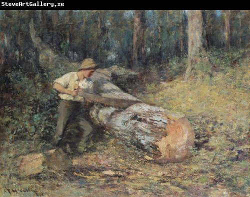 Frederick Mccubbin Sawing Timber